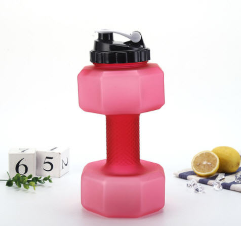 ขวดน้ำฟิตเนส,กระบอกน้ำดัมเบล,กระบอกน้ำฟิตเนส,ขวดน้ำออกกำลังกาย,2200ML