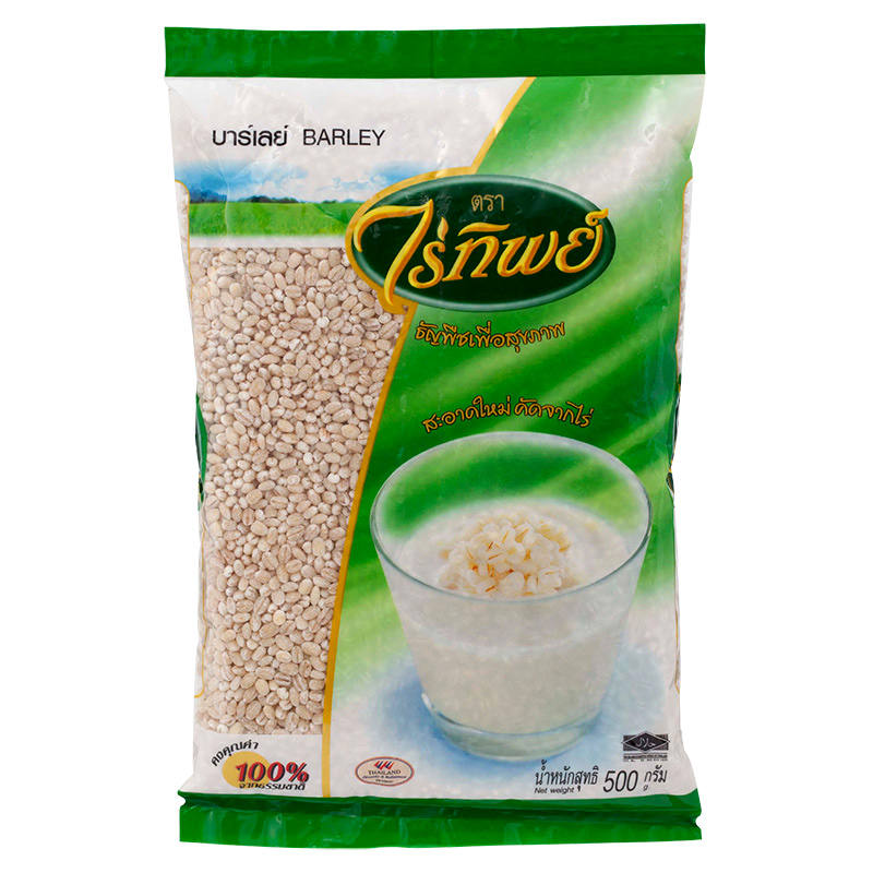(มัด 500 g. x 20) ข้าวบาร์เลย์ ตราไร่ทิพย์ Rai Thip Dried Barley 500 g. (08-0065-13)