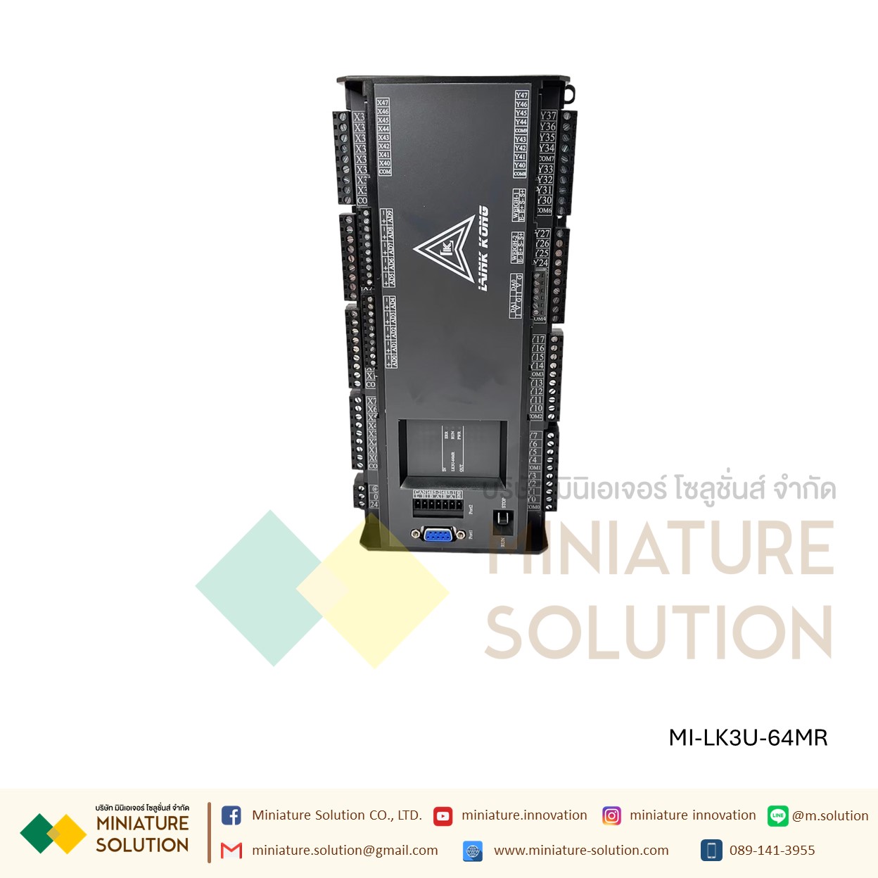 PLC LK3U-64MR-10AD-2DA Mitsu GXwork