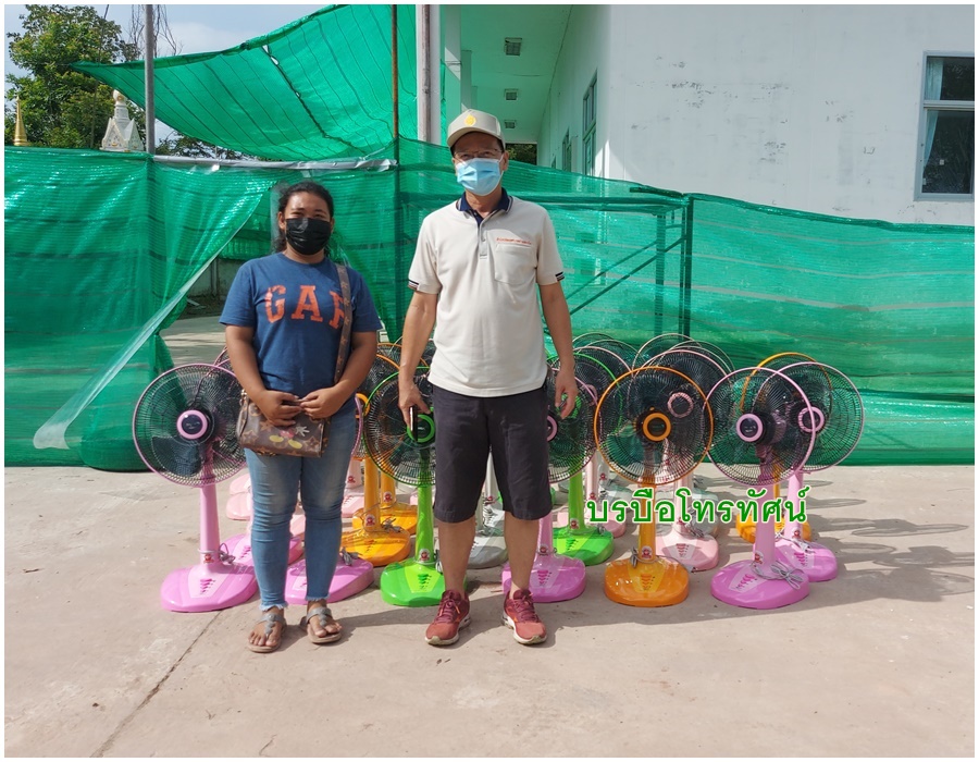 พัดลมตั้งโต๊ะ16นิ้ว Mitsubishi MIRA ลมพัดแรงได้ใจ