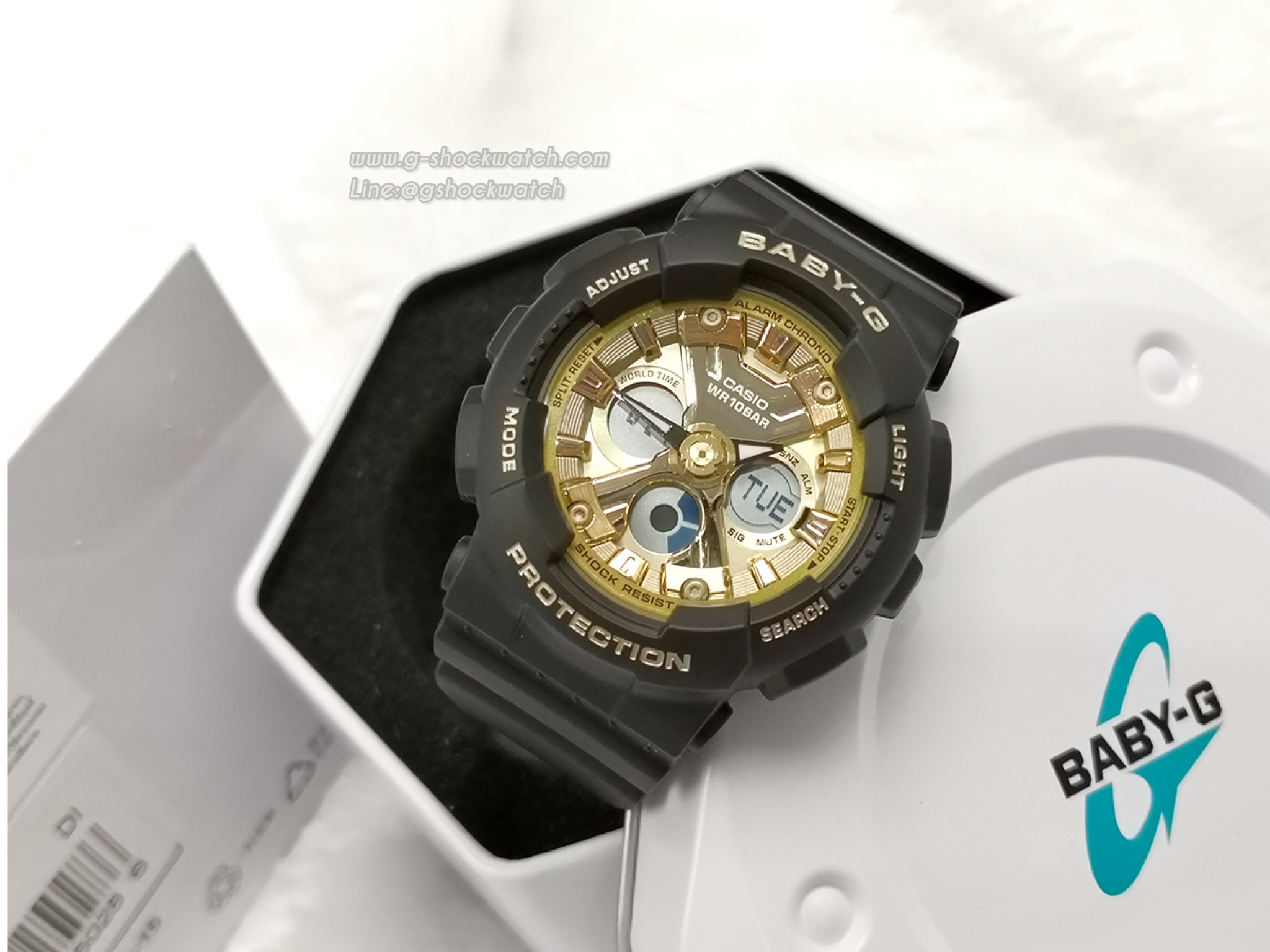 CASIO BABY-G นาฬิกาข้อมือ นาฬิกากันน้ำ นาฬิกาของแท้ ประกันศูนย์ CMG 1 ปี รุ่น BA-130-1A3
