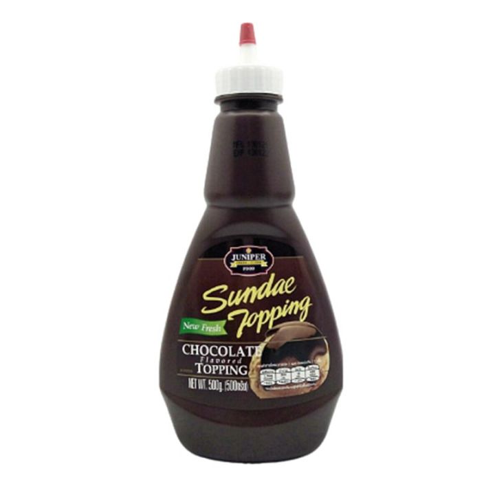 ช็อกโกแลต ท็อปปิ้ง ตรา Juniper Chocolate Topping ขนาด 500g. (05-2766)