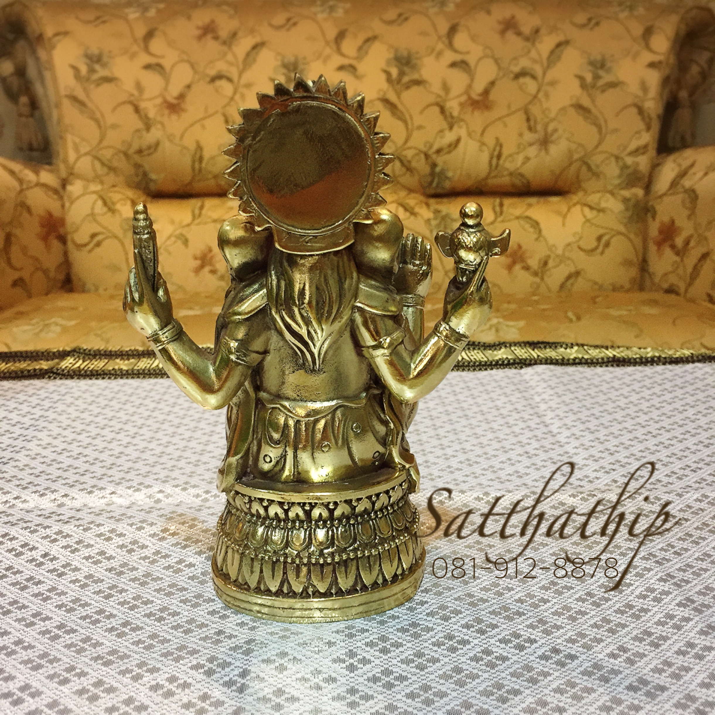 พระพิฆเณศ ปางสัมปทายะคเณศ (ทองเหลือง) - Ganesha: Lord of Success