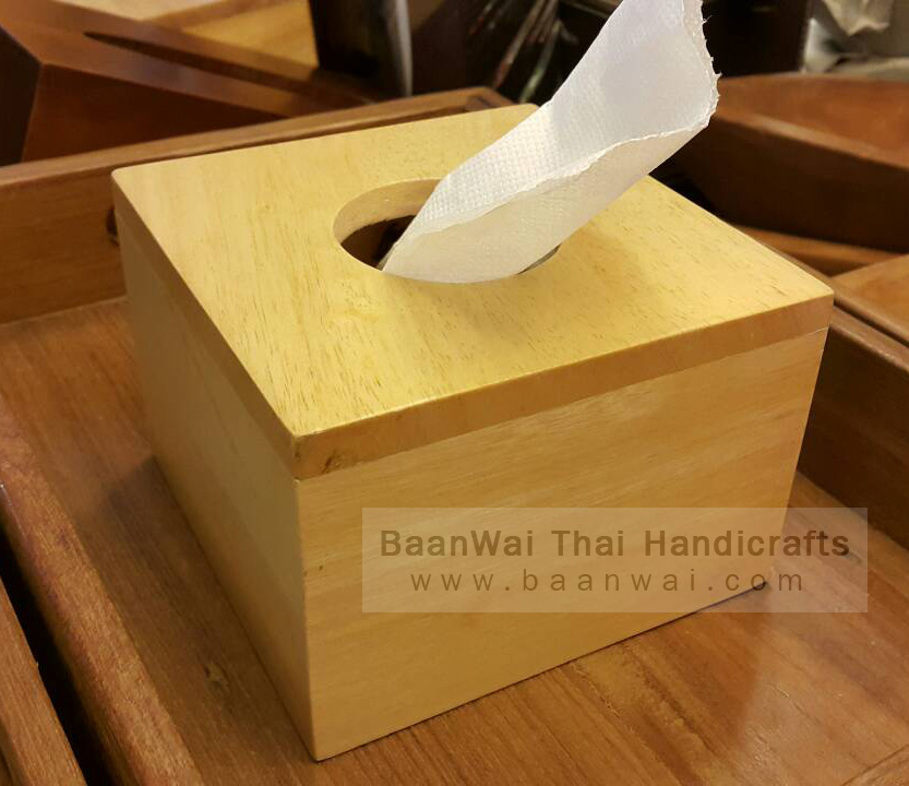 กล่องทิชชูไม้ ขายส่ง