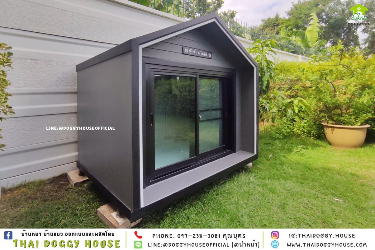 บ้านหมา รองรับการติดแอร์ แบบบ้าน 𝐍𝐨𝐫𝐝𝐢𝐜 𝐬𝐭𝐲𝐥𝐞