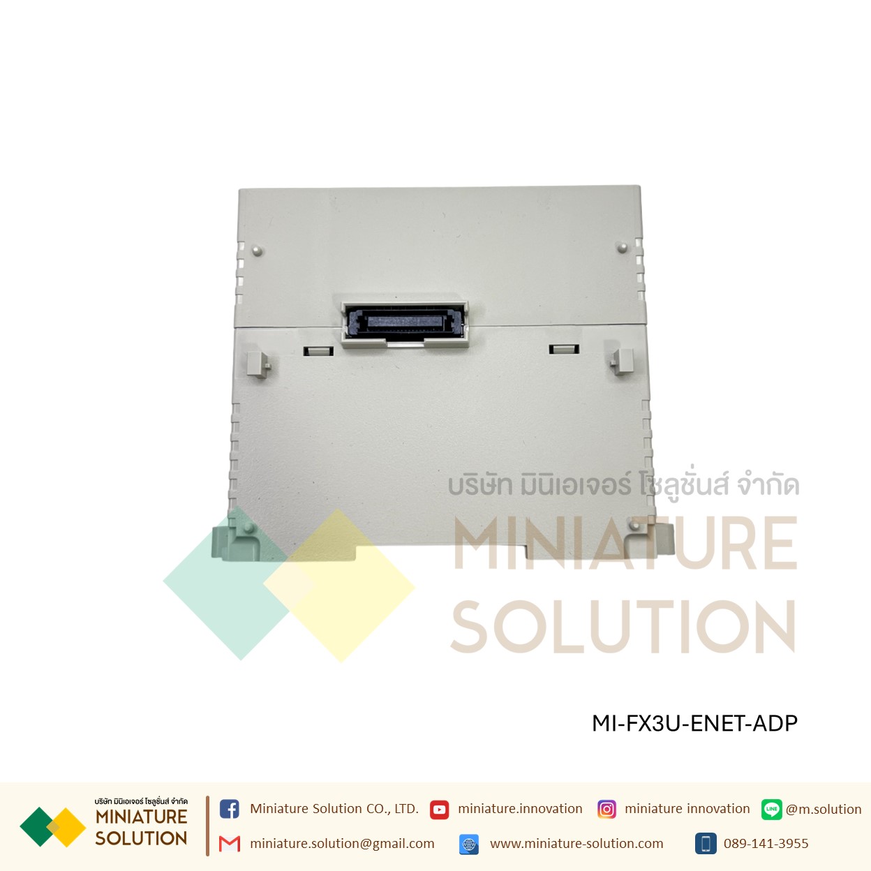 FX3U-ENET-ADP Ethernet Communication การ์ดขยาย Mitsubishi PLC Expansion