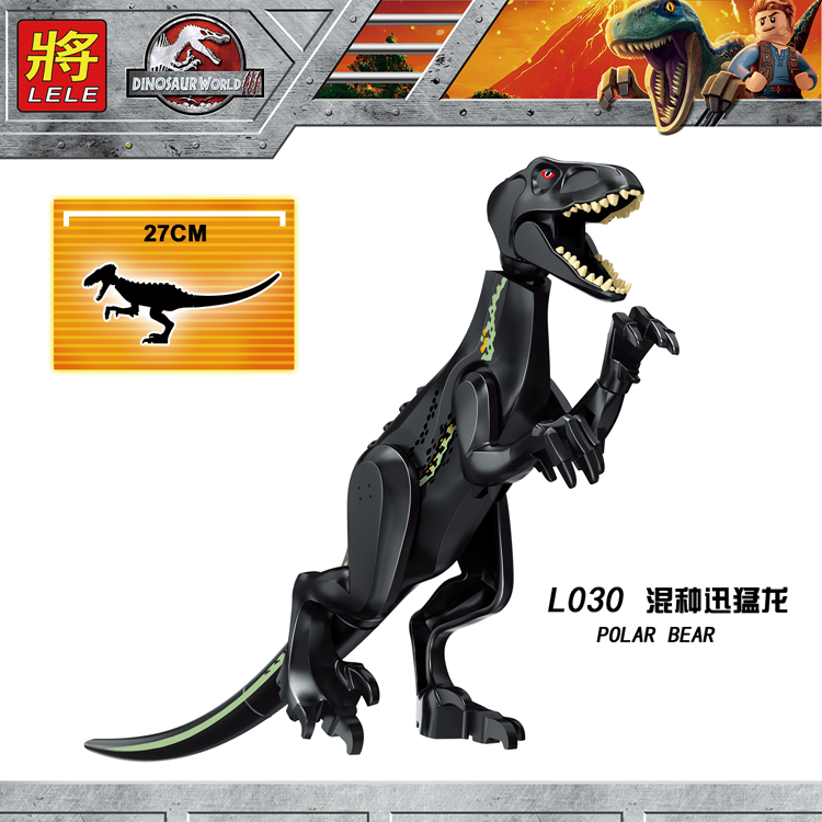 เลโก้จีน LELE.L030 ชุด Jurassic World Indoraptor (สินค้ามือ 1 ไม่มีกล่อง)