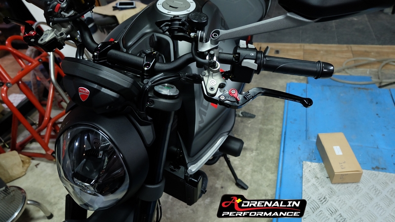 Evotech ก้านเบรค+ก้านคลัทช์ สำหรับ Monster 821 2018+