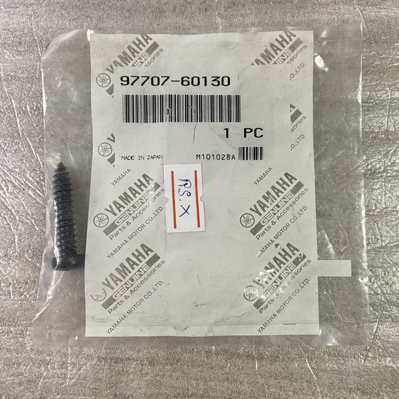 97707-60130 สกรูเกลียวปล่อย NOUVO 2004 อะไหล่แท้ YAMAHA