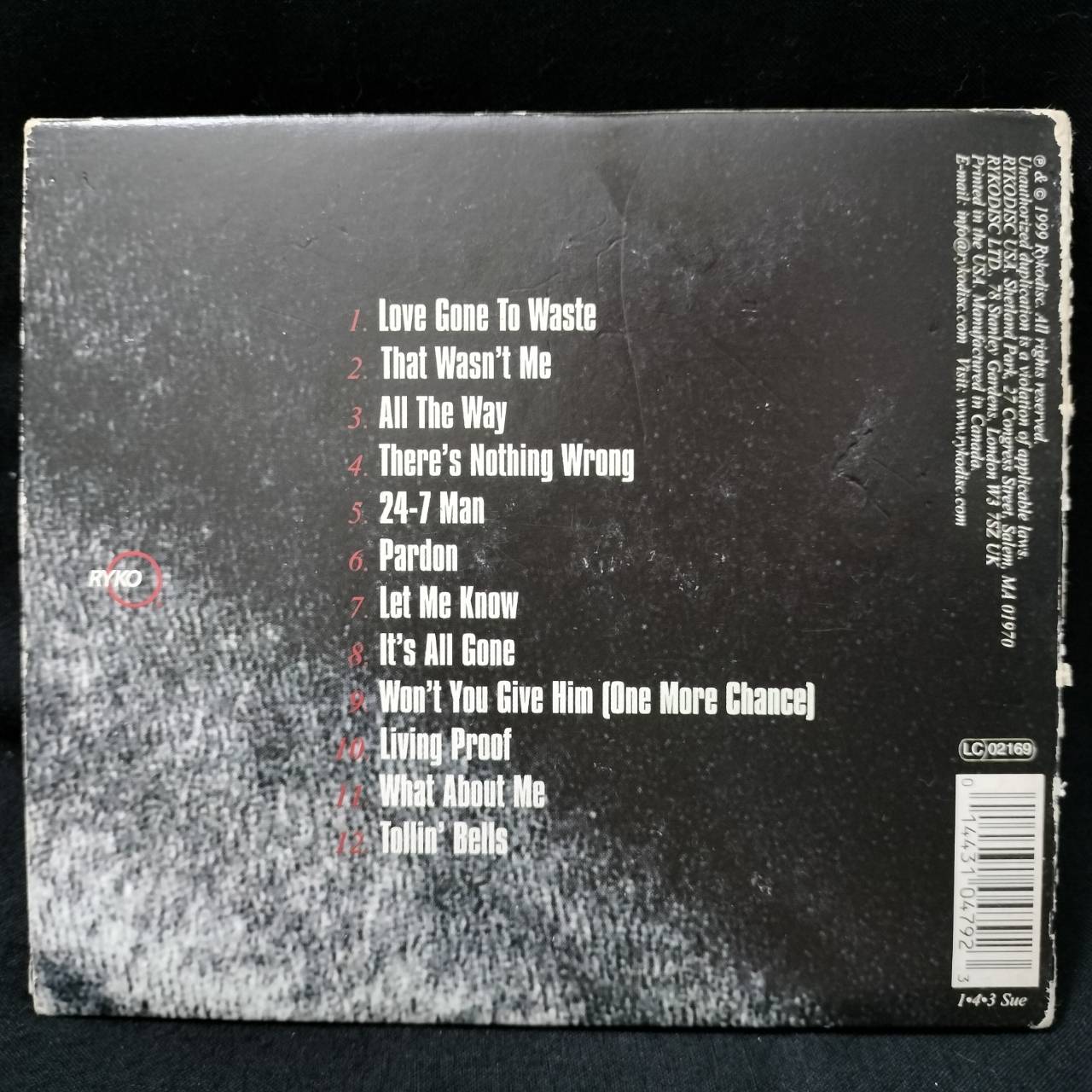 The Robert Cray Band – Take Your Shoes Off / USA / กล่องกระดาษเก่าเก็บมีจุดเหลือง / แผ่นเป็นรอย