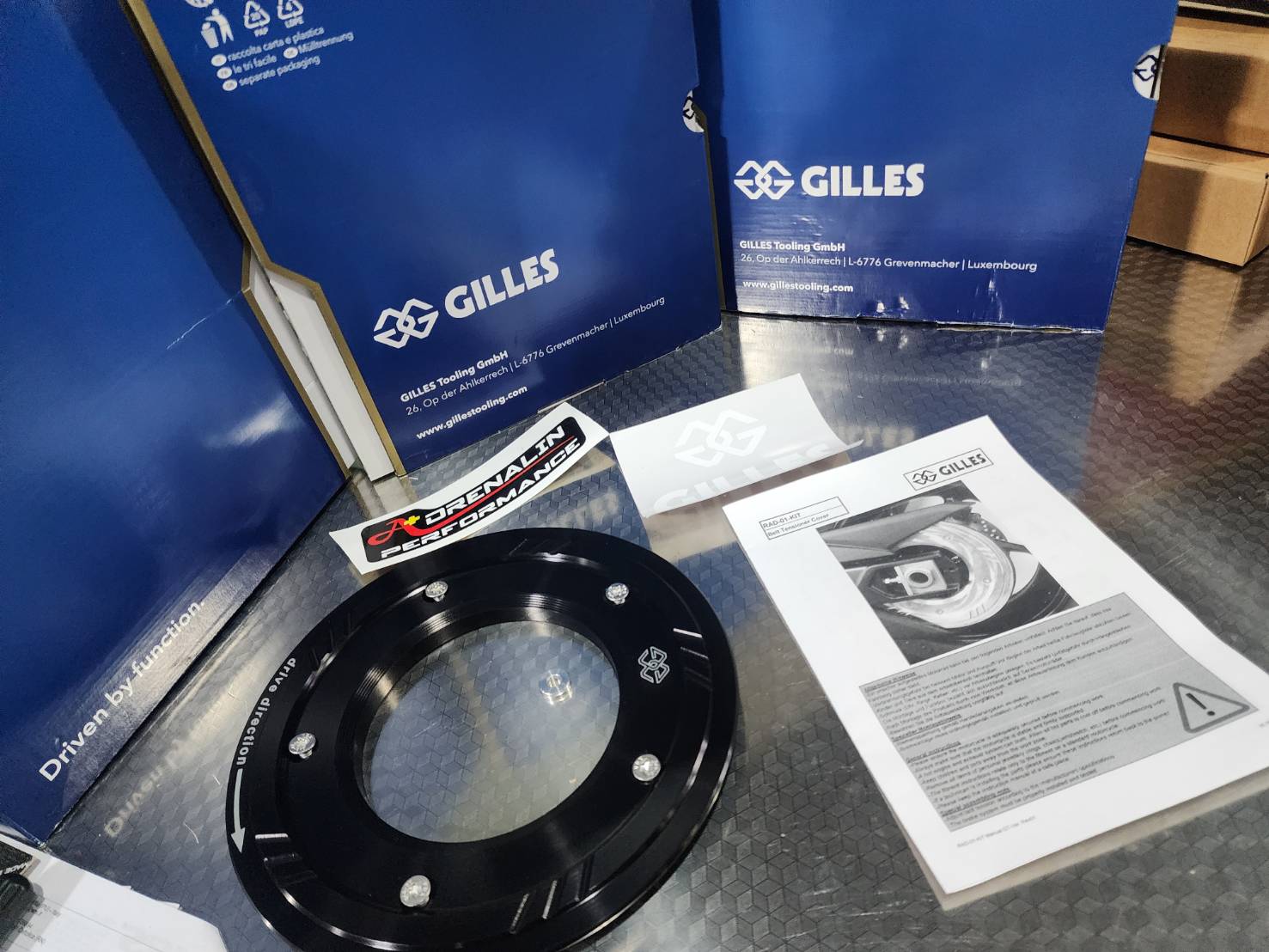 Gilles ฝาปิด pulley ฝาคราอบพูเล่หลัง สำหรับ tmax 530 560 2017+