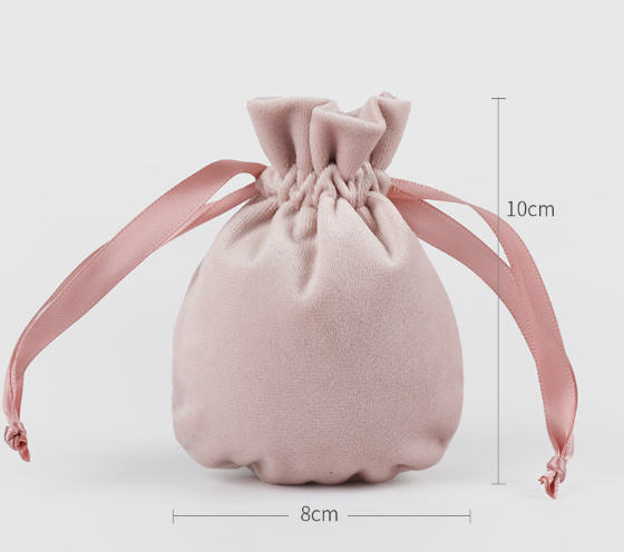 ถุงผ้ากำมะหยี่มีหูรูด,ถุงผ้าใส่เครื่องประดับ