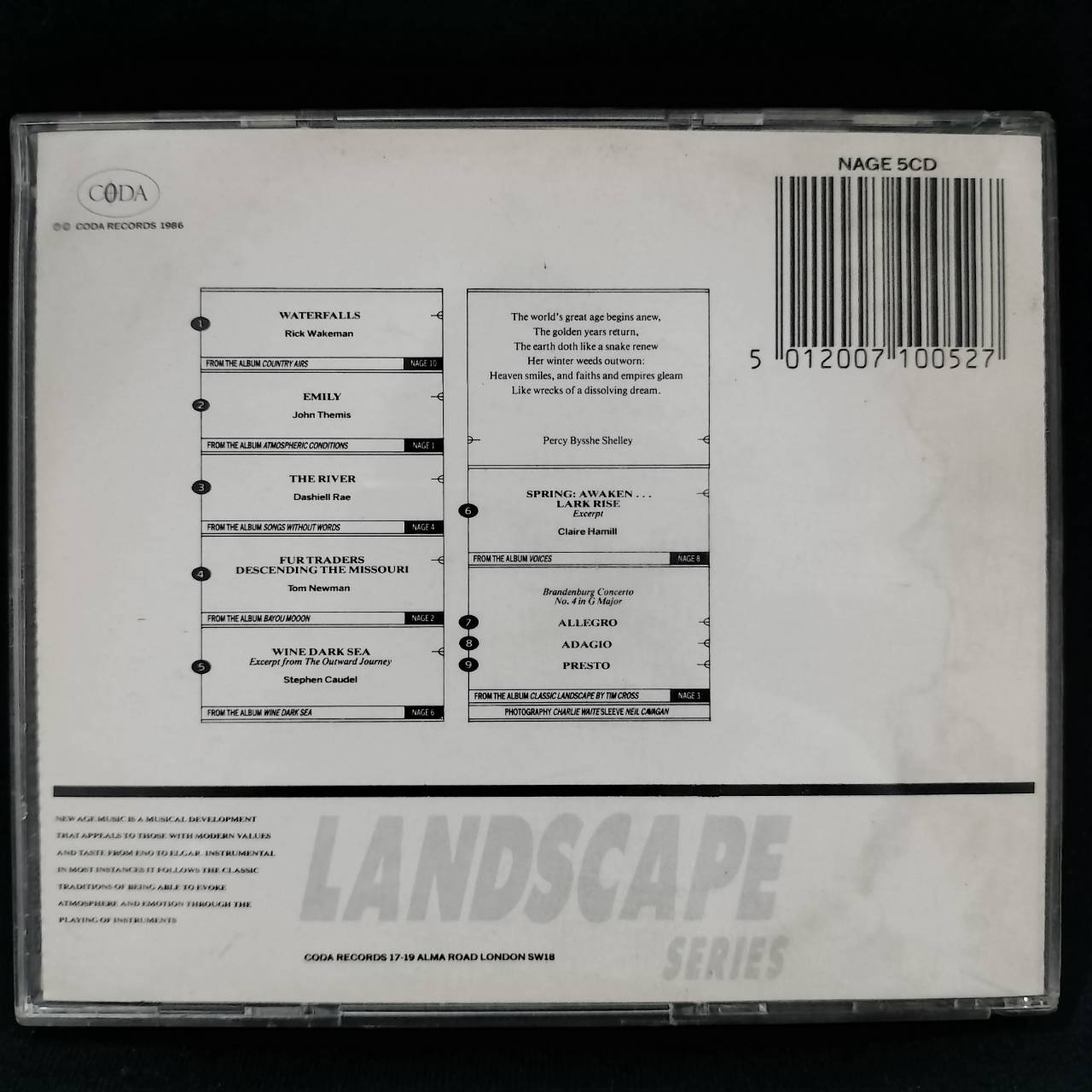 Various – A New Age Compilation - Standing Stones / FRANCE / แผ่นดี