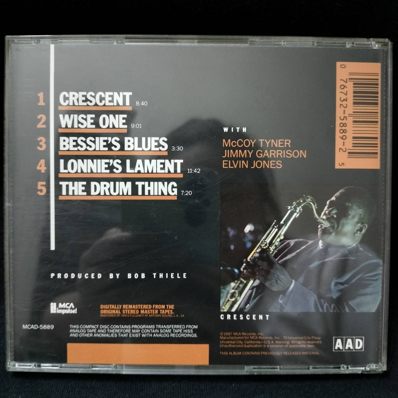 John Coltrane Quartet – Crescent / USA / แผ่นดี