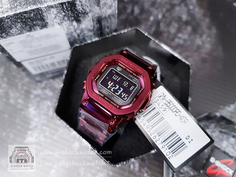 CASIO G-SHOCK นาฬิกาข้อมือ นาฬิกากันน้ำ นาฬิกาของแท้ ประกันศูนย์ CMG 1 ปี รุ่น GMW-B5000RD-4