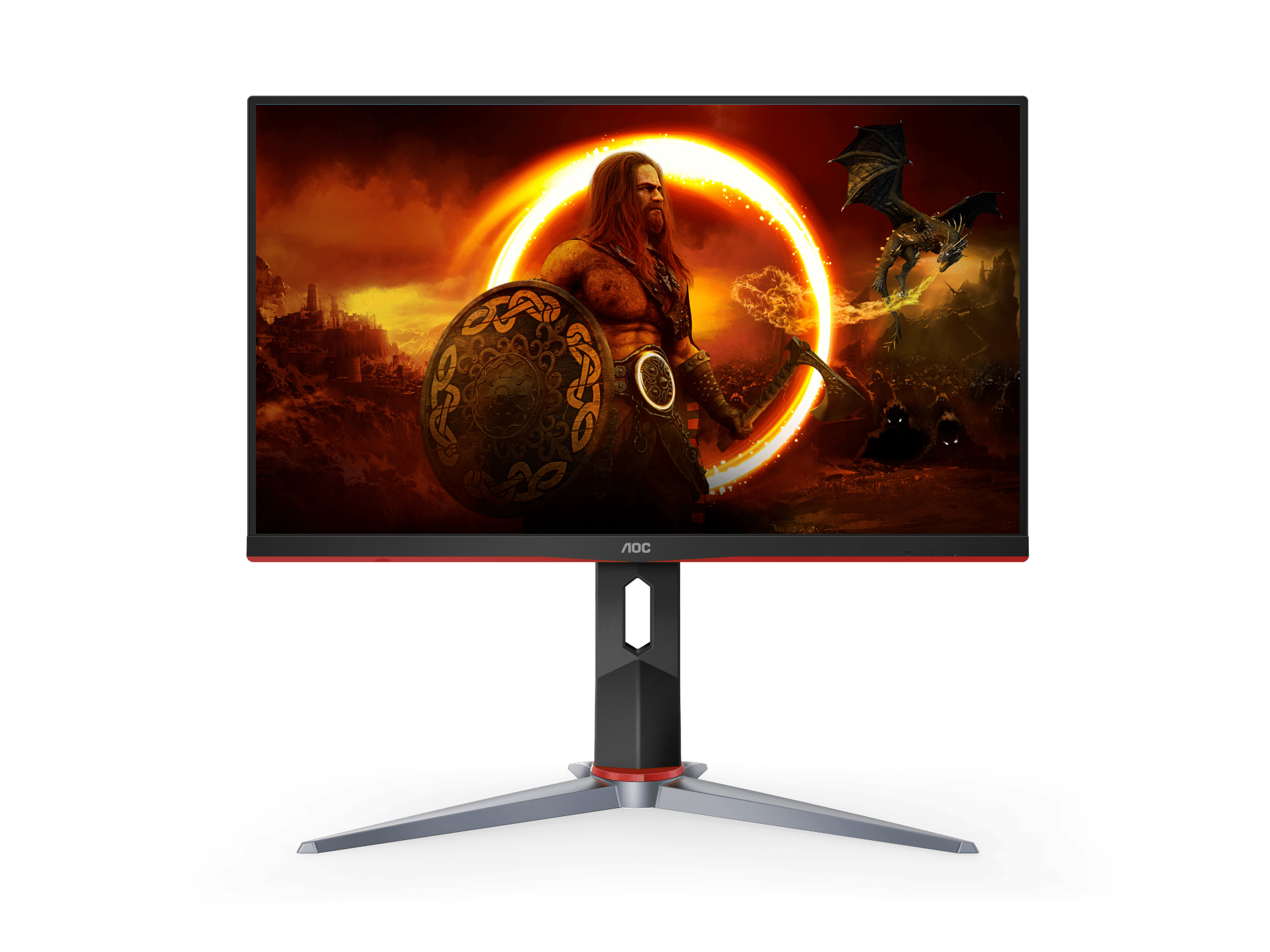 23.8INCH LED MONITER AOC 24G2SP/67 (IPS,VGA,HDMI,DP) 165HZ