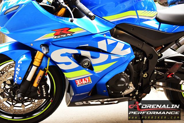 GB RACING - ครอบเครื่องกันเครื่อง(SET) ซ้าย-ขวา สำหรับ GSX-R1000 L7+