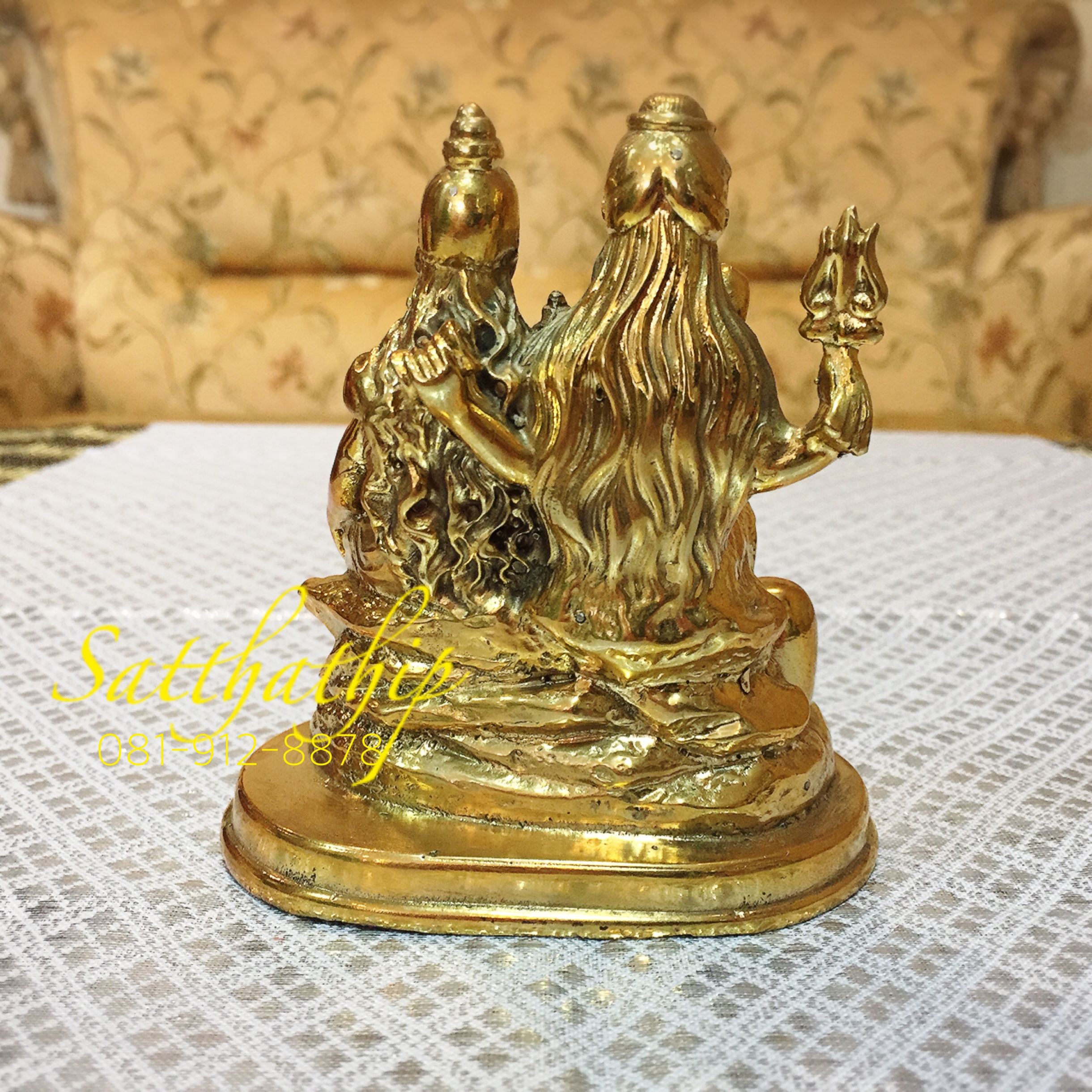 พระพิฆเนศ ปางครอบครัว (ทองเหลือง) - Ganesha: Lord of Success