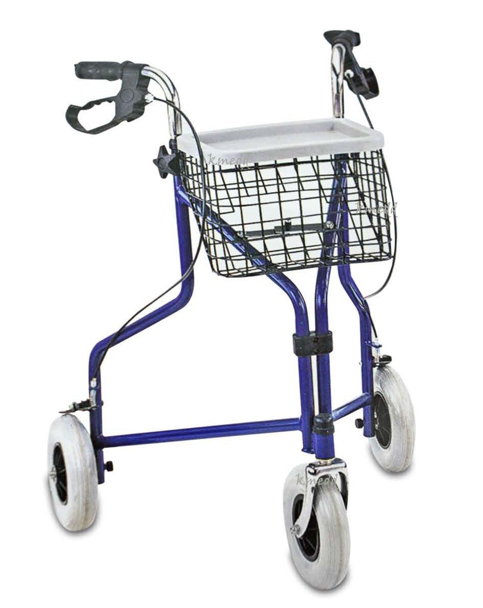***ส่งฟรี*** รถเข็นผู้สูงอายุ อุปกรณ์ช่วยเดิน Rollator แบบ 3 ล้อ