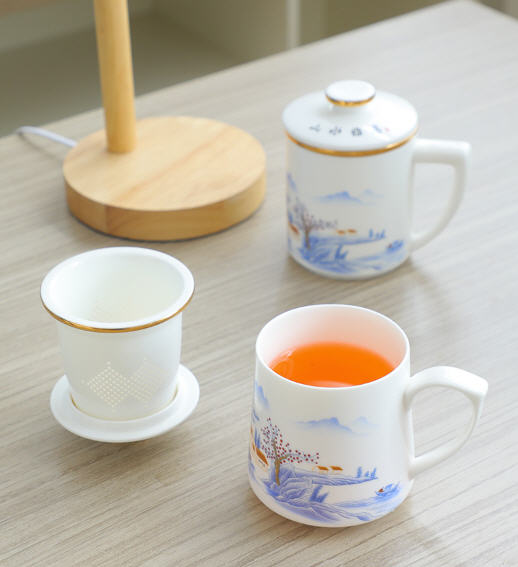 แก้วเซรามิค,แก้วเซรามิก,แก้เซรามิกพร้อมที่กรองชา