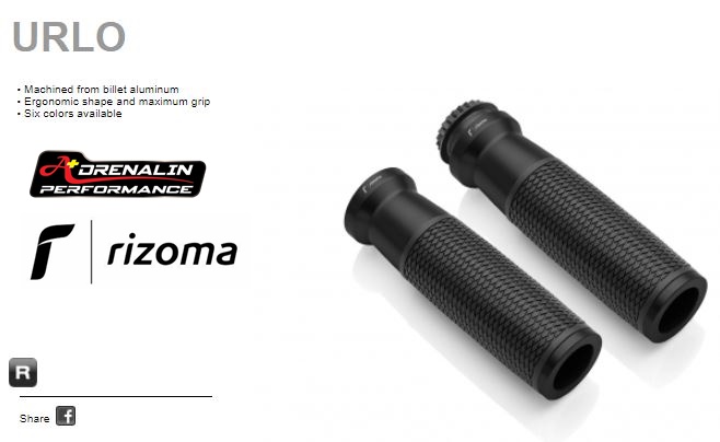 Rizoma ปลอกแฮนด์ รุ่น Urlo ทรงอวบ แน่นเต็มมือ สำหรับคันเร่งแบบสาย