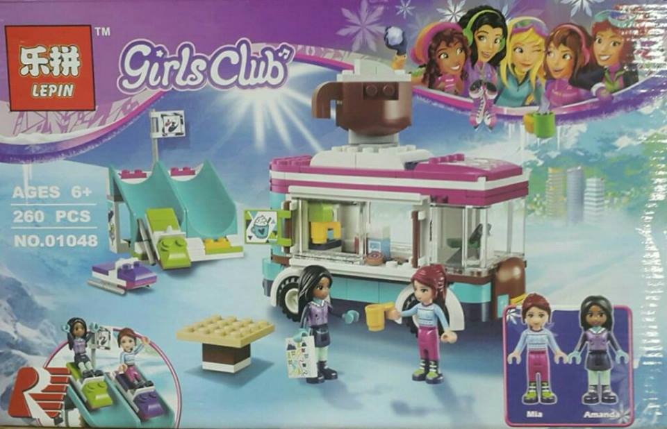เลโก้จีน LEPIN.01048 ชุด Friends Snow Resort Hot Chocolate Van