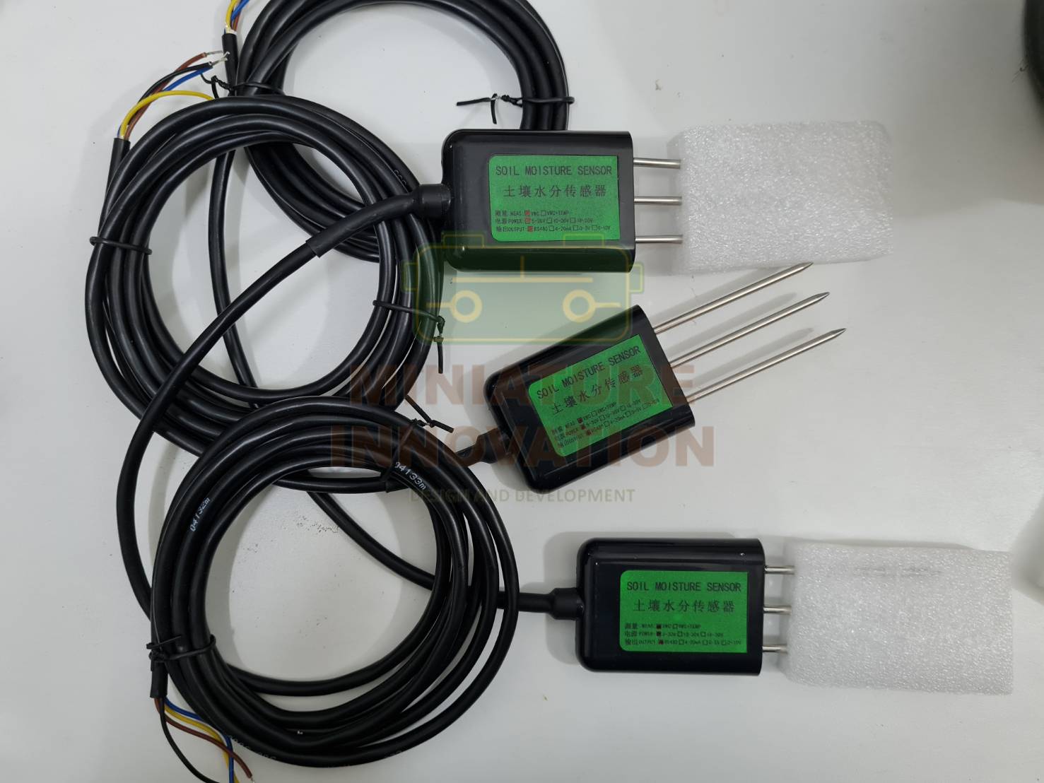 SOIL MOISTURE SENSOR OUTPUT RS485 INTERFACE เซ็นเซอร์วัดความชื้นในดิน Modbus RTU