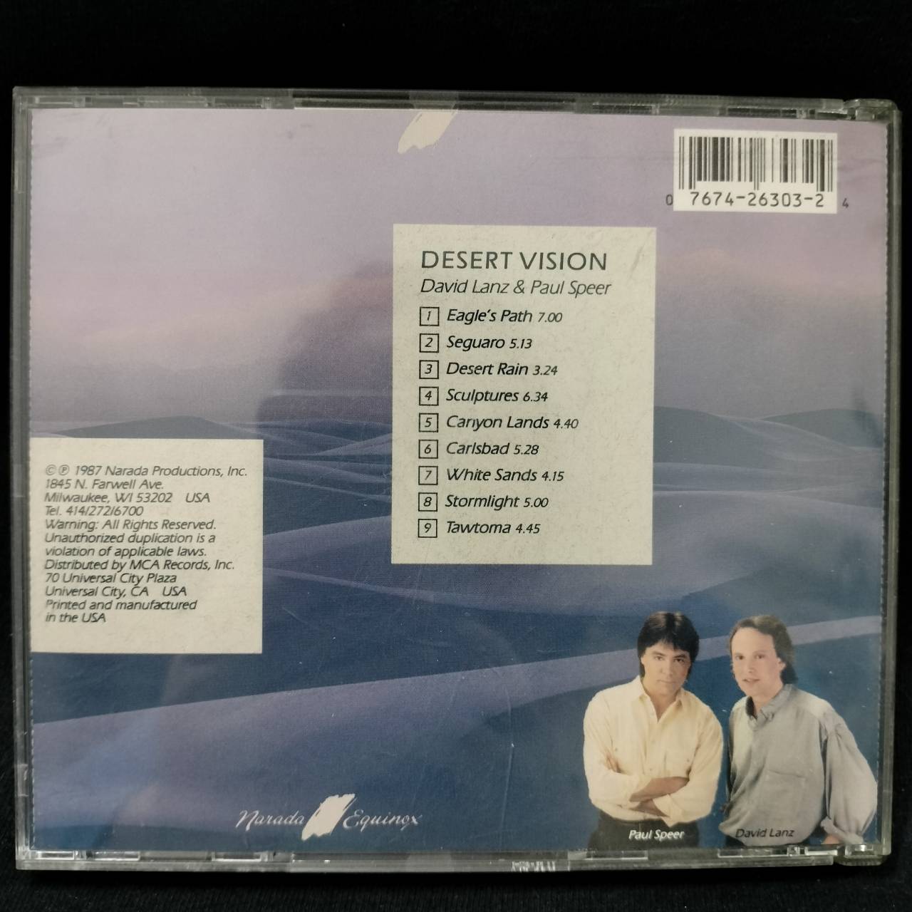 David Lanz & Paul Speer – Desert Vision / USA / แผ่นดี