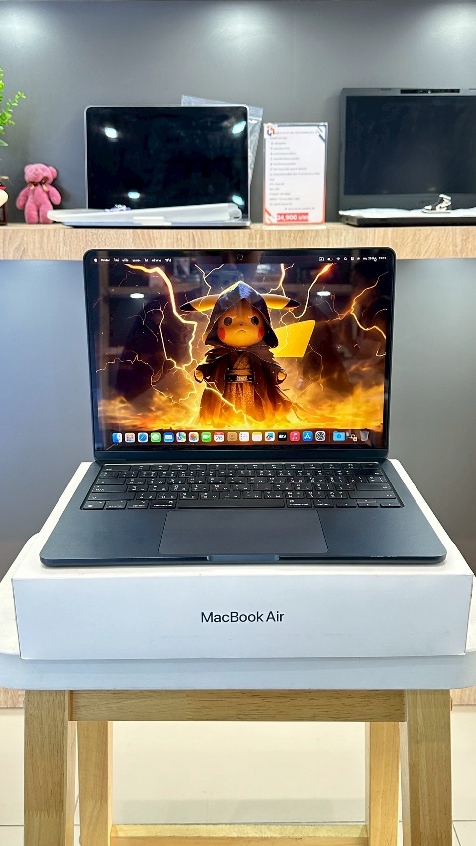 MacBook Air (13 นิ้ว, M3, ปี 2024) 16/512GB สี Midnight