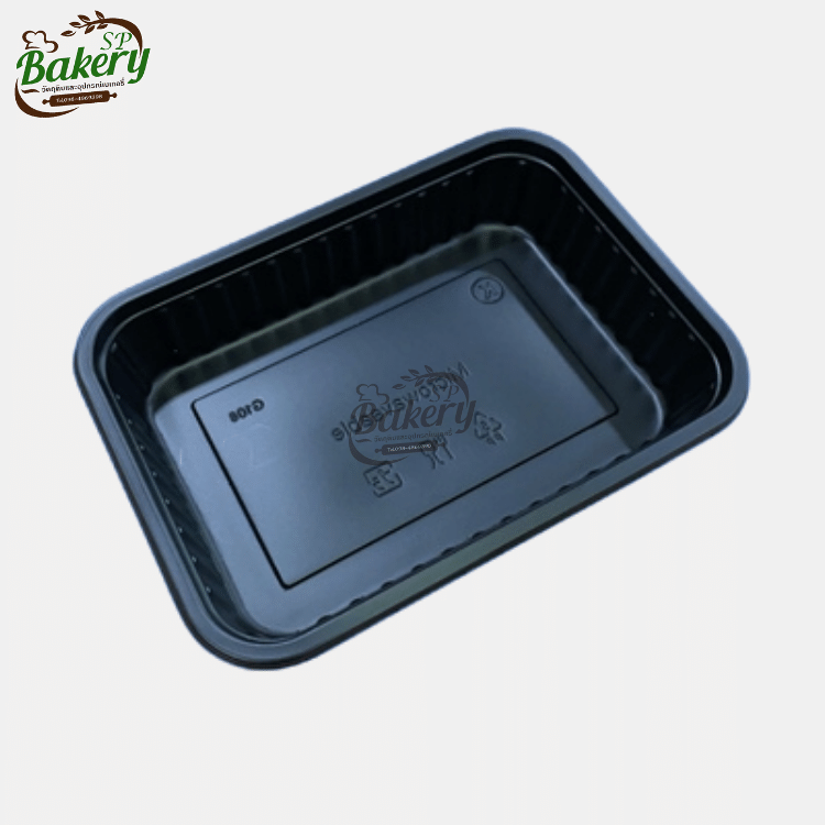 กล่องใส่อาหาร 1 ช่อง พร้อมฝา G108 จำนวน 25 ชุด/แพ็ค กล่องพลาสติก กล่อง