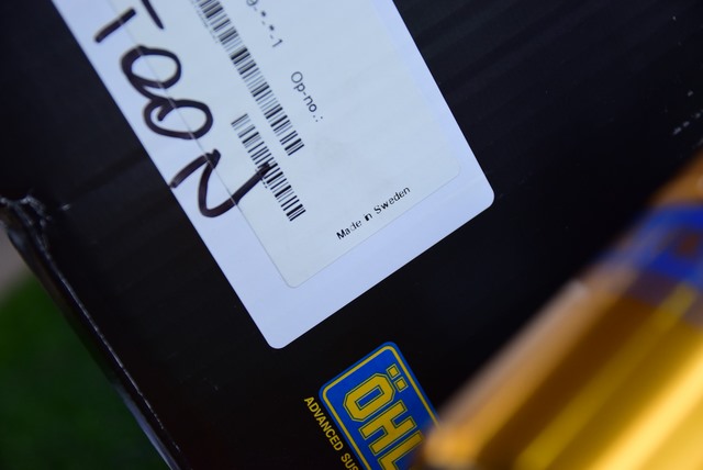 โช้คหลัง ohlins รุ่น TTX GP ตัวท้อปสุด สำหรับ ZX10R 2016+