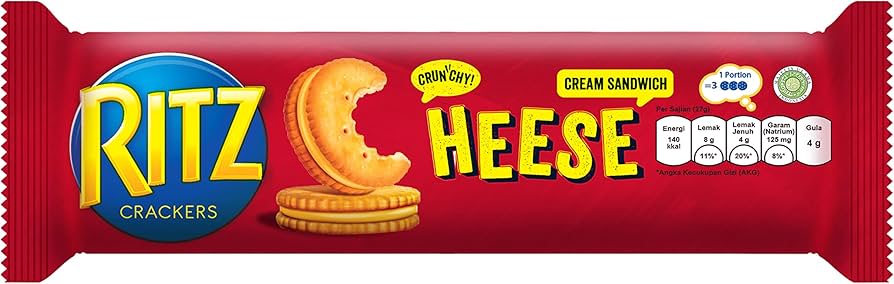 Ritz Cracker Sandwich Cheese 118 g. ริทซ์ แครกเกอร์ แซนวิชชีส 118 g. (05-8665)