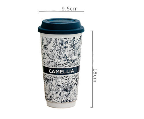 แก้วเซรามิค,แก้วเซรามิก,แก้วกาแฟ,สกรีนโลโก้,580ml