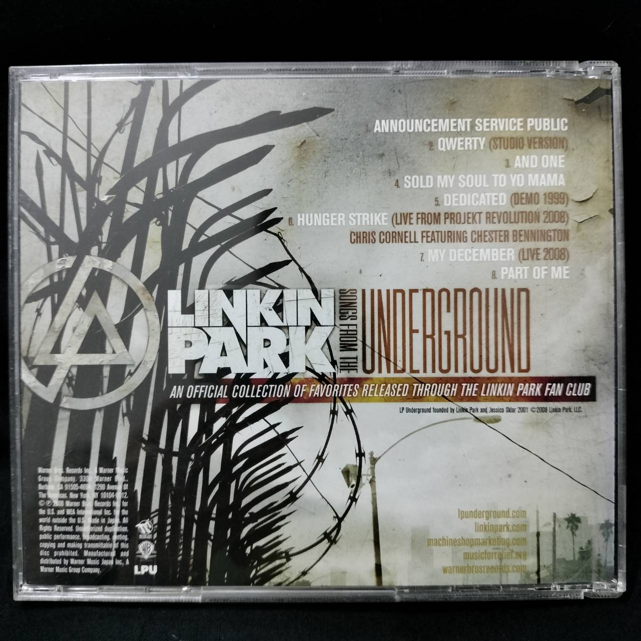 Linkin Park – Songs From The Underground / JAPAN / มีรอยบ้าง