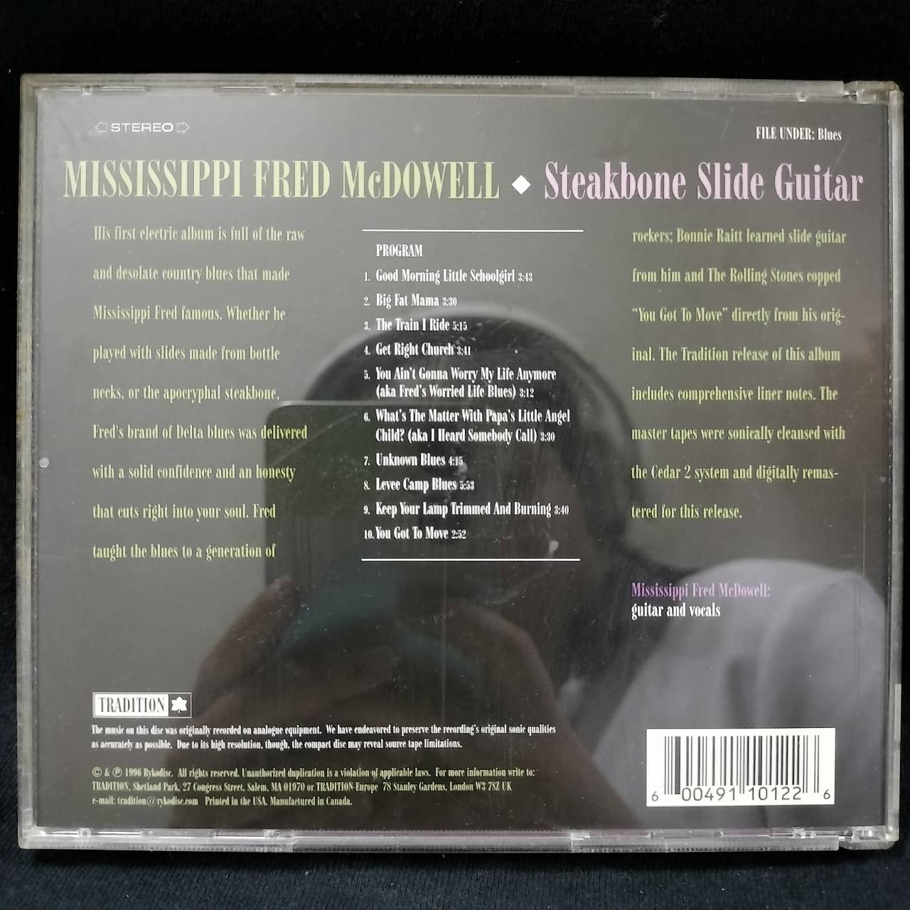 Mississippi Fred McDowell – Steakbone Slide Guitar / USA / แผ่นสวย