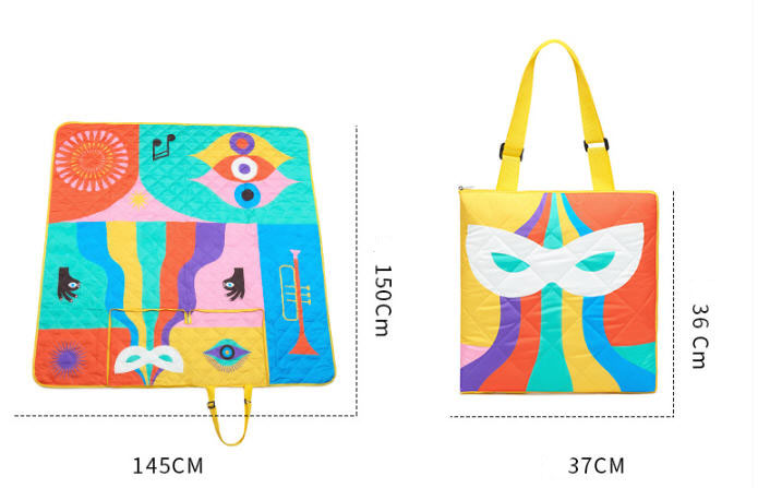 เสื่อ,เสื่อพกพา,เสื่อพกพากันน้ำ,ขนาด145*150CM