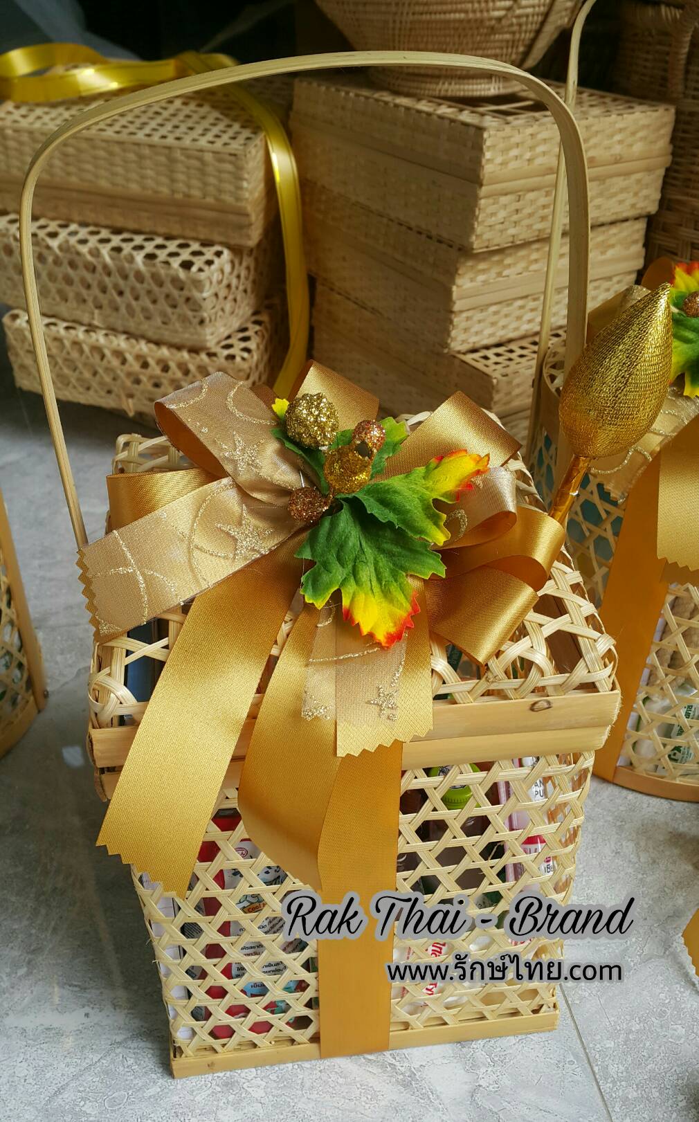 ชุดสังฆทานปิ่นโตสาน ปิ่นโตชะลอม