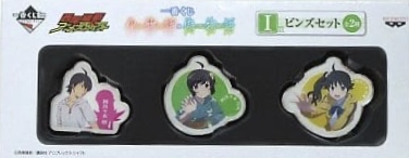 เข็มกลัด ปกรณัมเหล่าภูตBakemonogatari Kizumonogatari Pins Set Koyomi Araragi Tsukihi ครบชุดหายาก