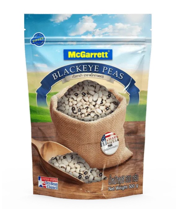 ถั่วตาดำ McGarrett Blackeye Peas 500 g. (08-8022)