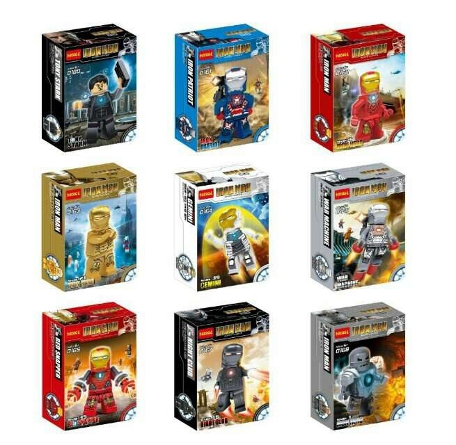 เลโก้จีน Iron man 9 ตัว