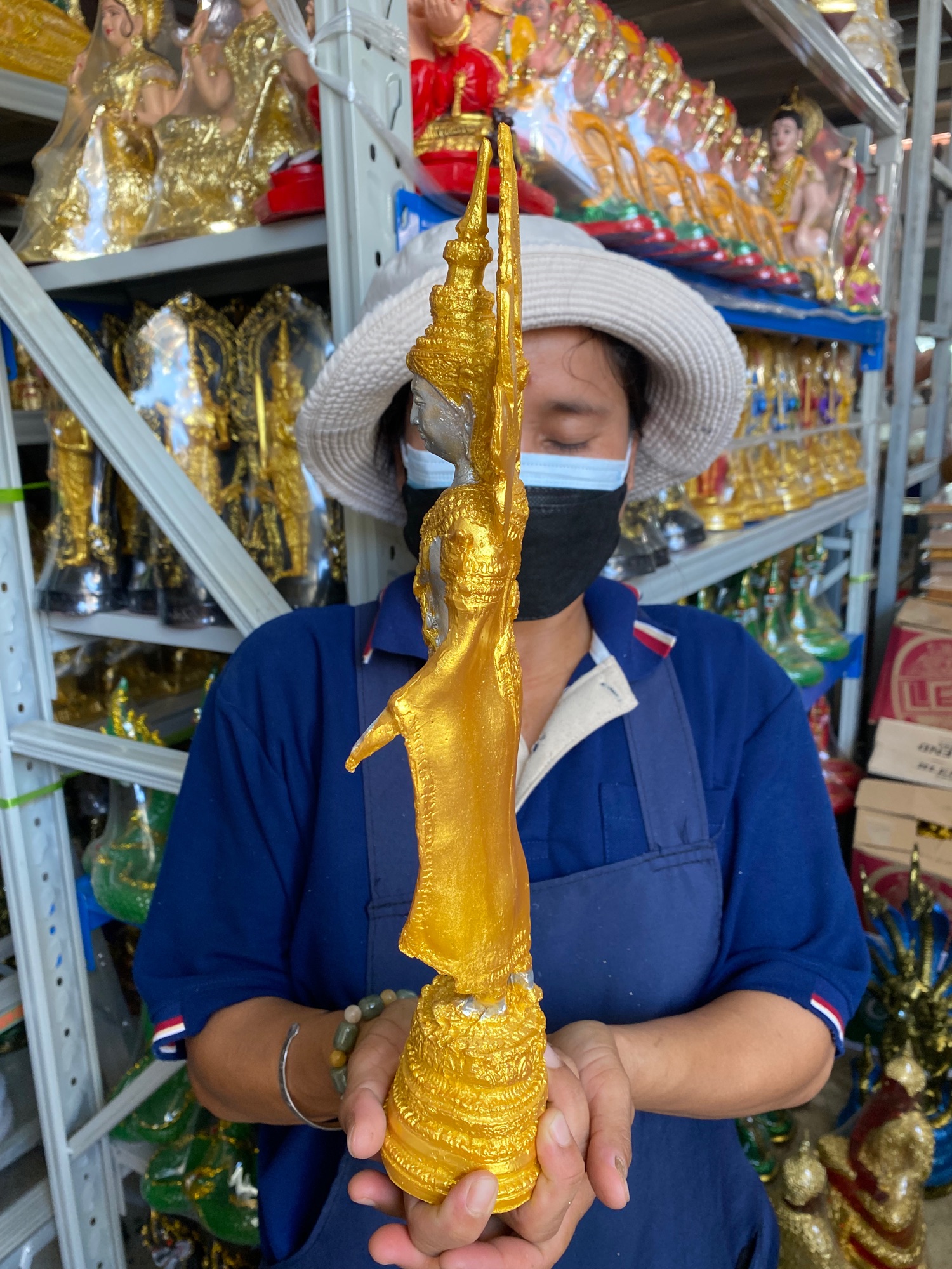 พระปางเปิดโลก พระพุทธเจ้าปางเปิดโลก สูง 15 นิ้ว