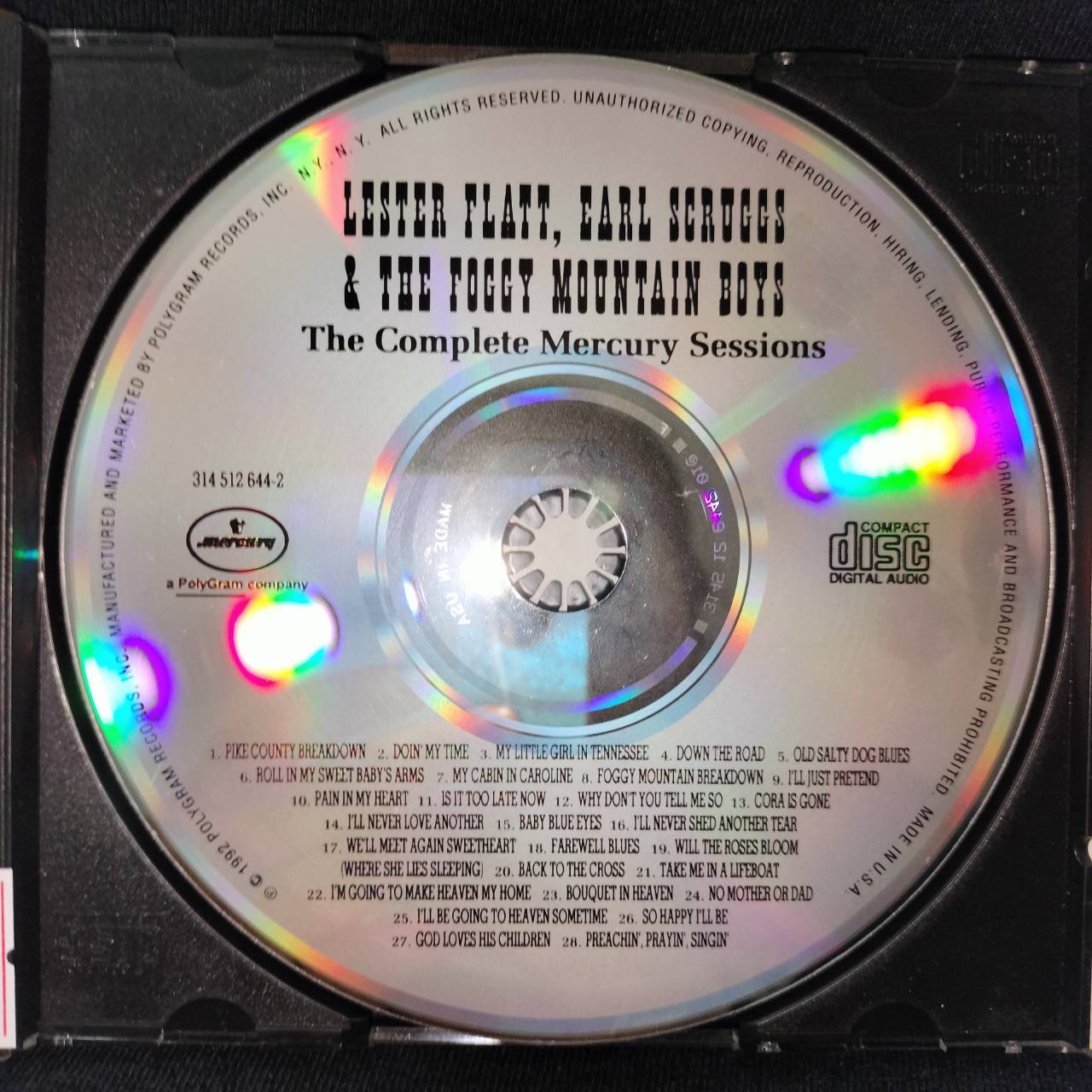 Lester Flatt, Earl Scruggs & The Foggy Mountain Boys – The Complete Mercury Sessions / USA / แผ่นสวย