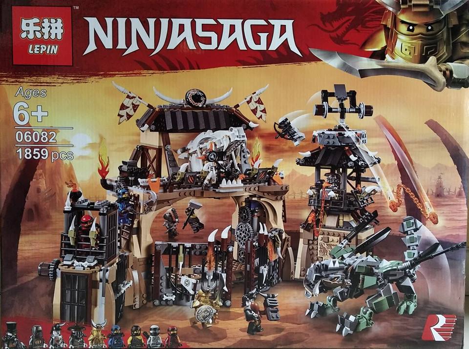 เลโก้จีน LEPIN.06082 ชุด Ninja Go Dragon Pit