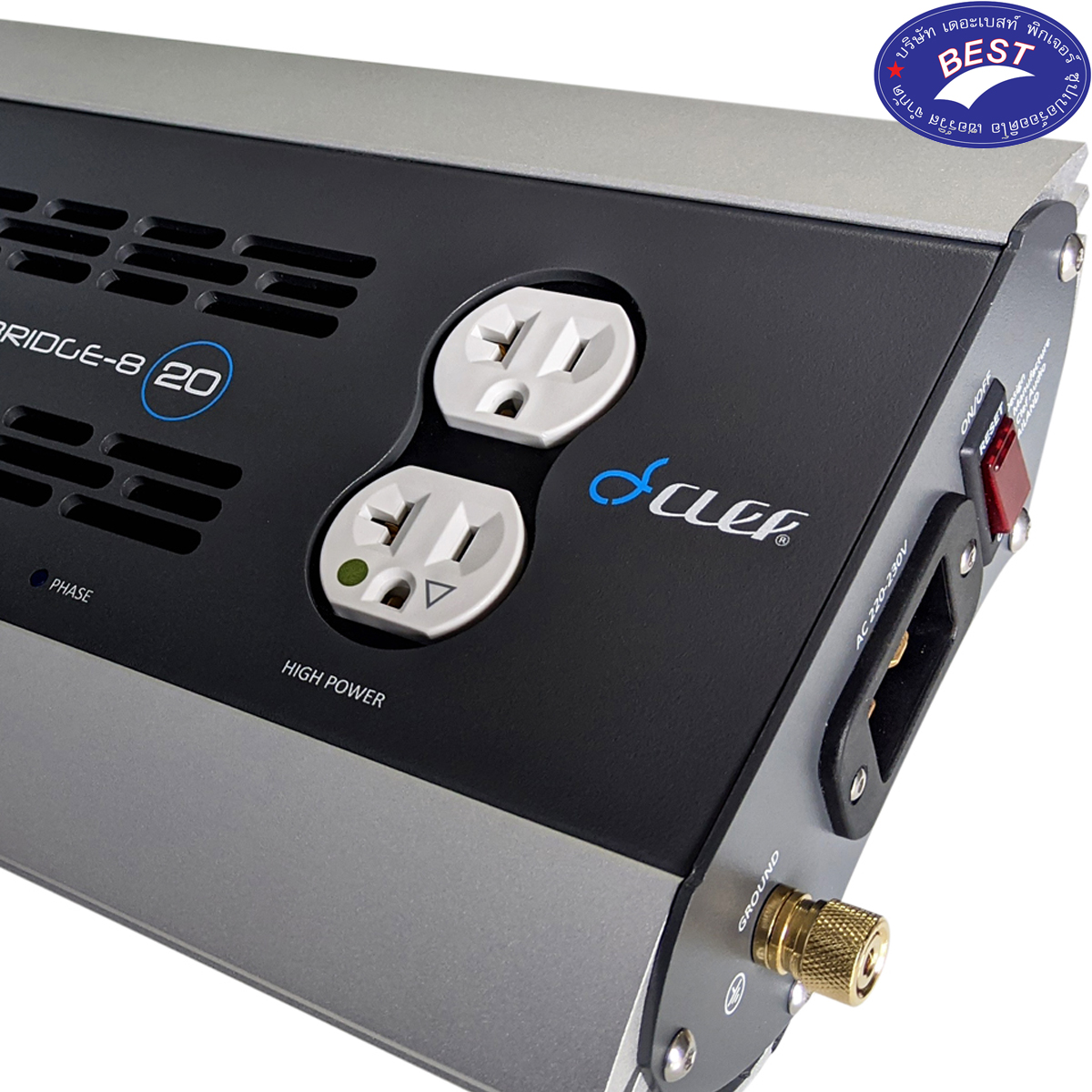 CLEF AUDIO POWERBRIDGE-8 20A เครื่องกรองไฟ กันไฟกระชาก 8 ช่องเสียบ
