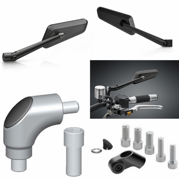 กระจกมองข้าง รุ่น Circuit 744 จาก Rizoma ข้างละ