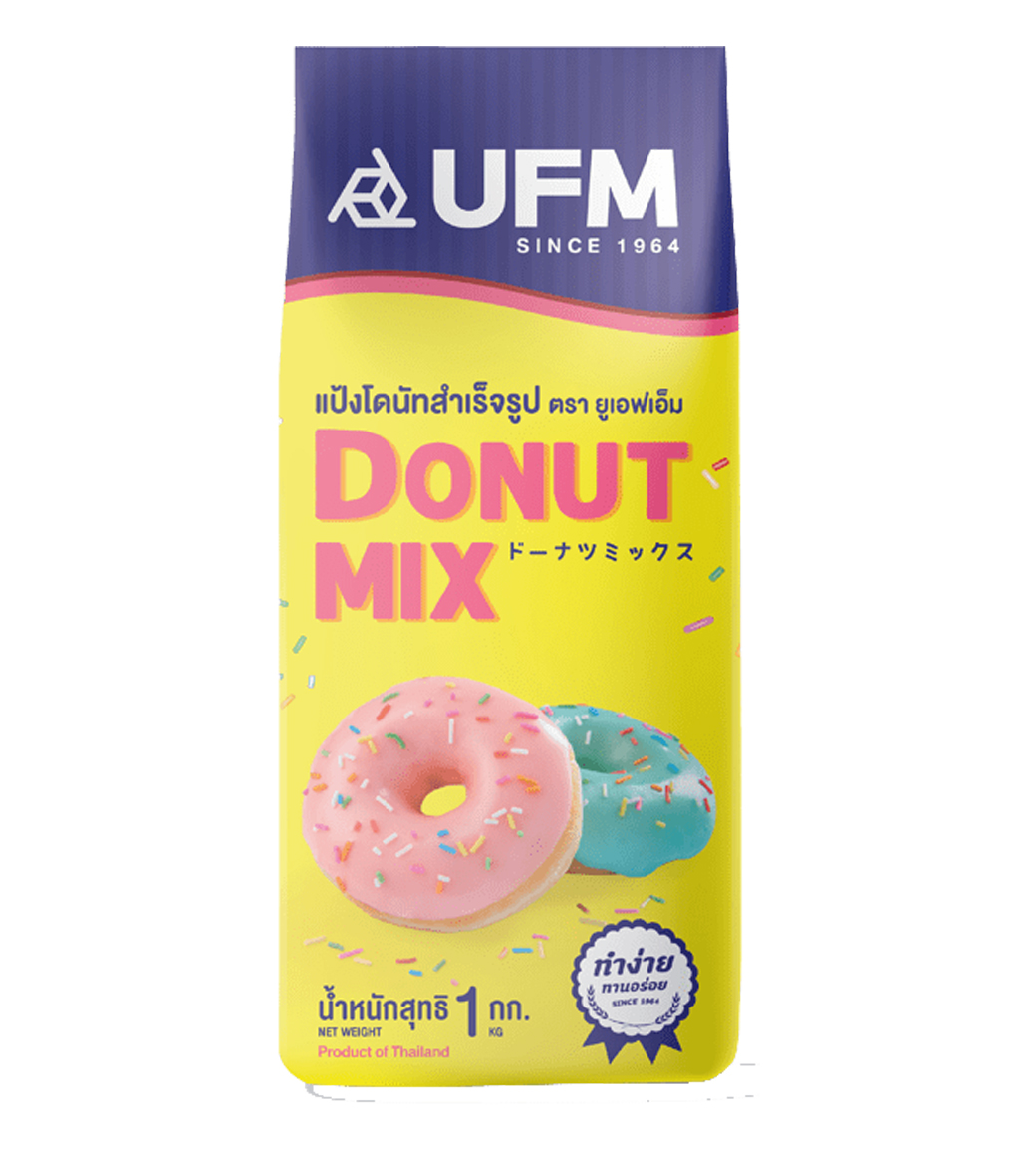 แป้งโดนัทยีสต์มิกซ์ ตรา UFM Donut Yeast Mix 1,000g. (01-0082)