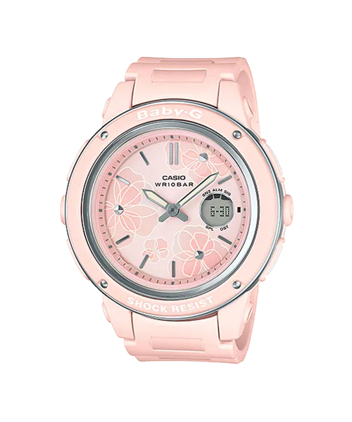 CASIO BABY-G นาฬิกาข้อมือ นาฬิกากันน้ำ นาฬิกาของแท้ ประกันศูนย์ CMG 1 ปี รุ่น BGA-150FL-4A