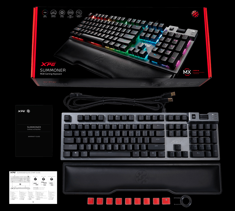 XPG SUMMONER RGB MECHANICAL GAMING KEYBOARD (CHERRY MX SILVER)