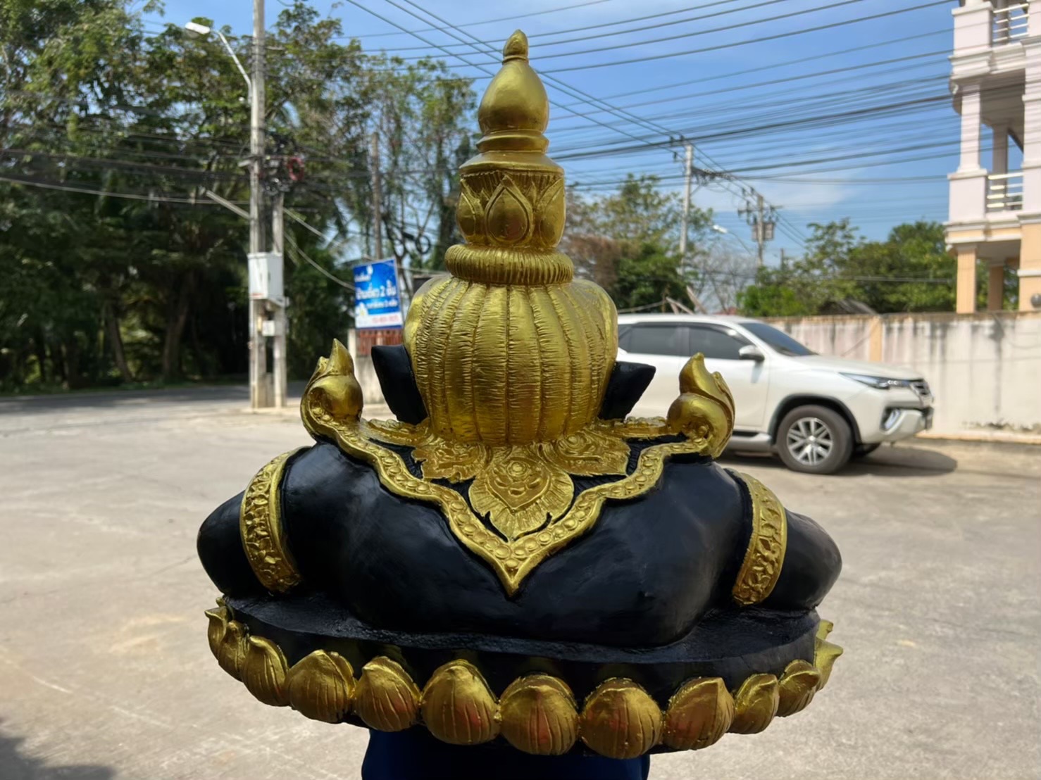 ราหู พระราหู ราหูอมจันทร์ กว้าง25นิ้ว องค์ใหญ่ สูง25นิ้ว