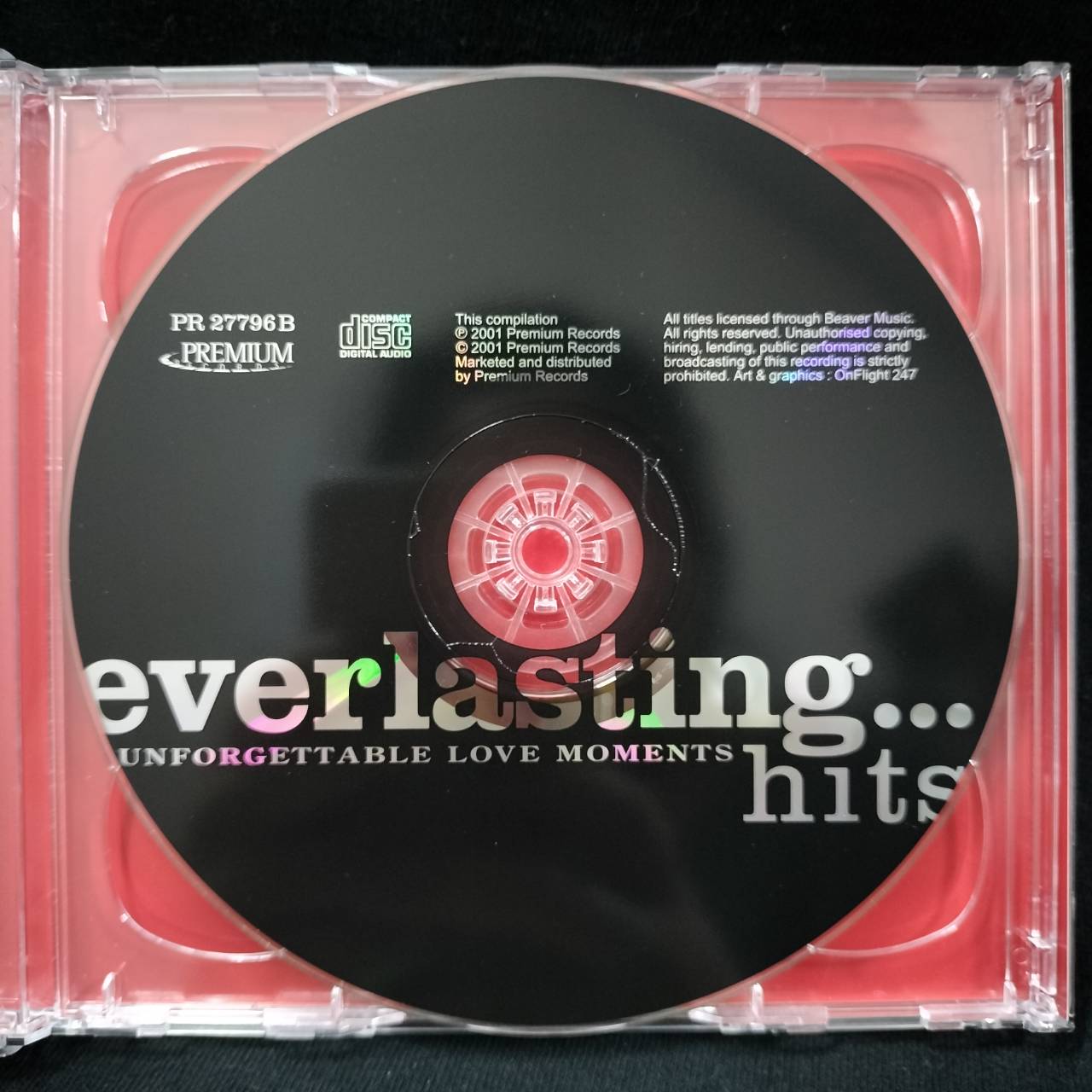 Various – CD Everlasting...Hits Unforgettable Love Moments / ไม่ระบุ / 24 bit / Audiophile Remastering / 2CD / แผ่นสภาพนางฟ้า